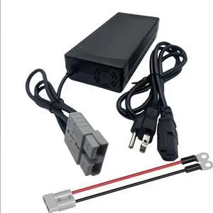 12V 20A Lithium Battery Charger 14.6V LiFePO4 Battery Charger AC-DC Smart Charger with Anderson Connector LED Indicator Special for Lithium LiFePO4 Deep Cycle Rechargeable Batteries of Boat, RV