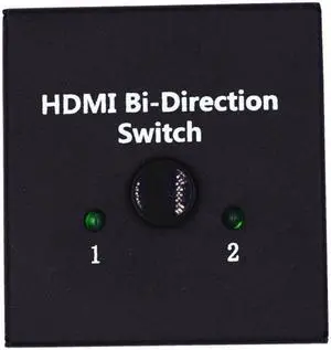 Full HD 1080P HDMI Switcher 2 Ports Bi-direction Smart AB Switch HDMI Splitter Video Audio Adapter Ultra HD 4K*2K