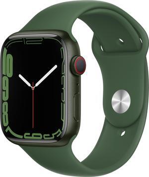 Apple Watch Series 7 45mm (GPS + Cellular) Green Aluminum Case - Clover Sport Band