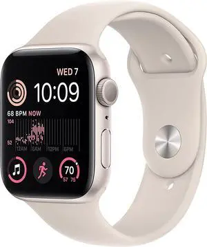 Apple Watch SE 2nd GEN 40mm GPS Starlight Aluminum Case - Starlight Sport Band M/L