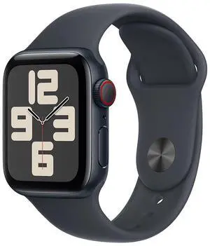 Apple Watch SE 2nd Gen 40mm GPS + Cellular Midnight AlumiumCase with Midnight Sport Band - S/M Apple Watch SE 2nd Gen 40mm GPS + Cellular Midnight AlumiumCase with Midnight Sport Band - S/M