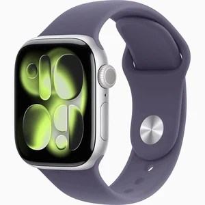Apple Watch Series 11 46mm GPS+Cellular Silver Aluminum Case Purple Fog Sport Band S/M Apple Watch Series 11 46mm GPS+Cellular Silver Aluminum Case Purple Fog Sport Band S/M