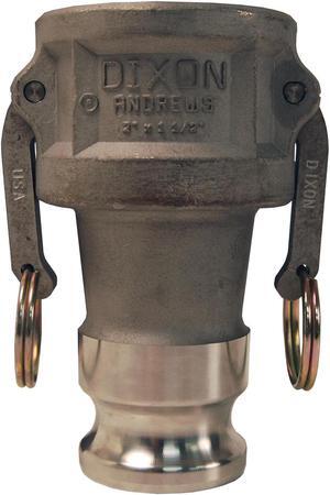 DIXON 4020-DA-AL Reducing Coupler/Adapter,4 x 2 In,100psi