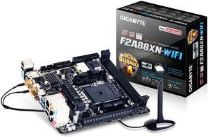 GIGABYTE GA-F2A88XN-WIFI FM2+ / FM2 AMD A88X (Bolton D4) SATA 6Gb/s USB 3.0 HDMI Mini ITX AMD Motherboard