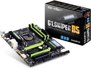 GIGABYTE G1 Gaming G1.Sniper B5 LGA 1150 Intel B85 HDMI SATA 6Gb/s USB 3.0 ATX Intel Motherboard
