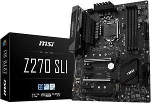 MSI Z270 SLI LGA 1151 Intel Z270 HDMI SATA 6Gb/s USB 3.1 ATX Intel Motherboard