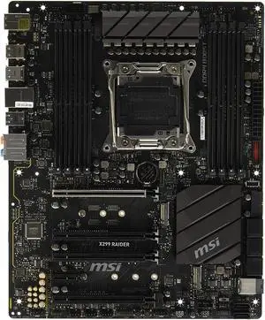 MSI X299 RAIDER LGA 2066 Intel X299 SATA 6Gb/s USB 3.1 ATX Intel Motherboard