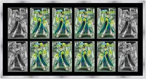 12 Comic Book Frame Silver Collage Comic Book Frame with Black Mat to Display 12 Current Era Comic Published After 1985 Comic Books with UV Acrylic, Backing & Hanging Hardware