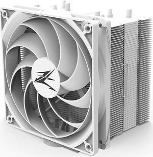 Zalman 10X Performa White, Extreme Performance CPU Cooler, Intel LGA1700/1200/1151, AMD Ryzen AM5 AM4, Powerful 135mm Annular Fan 1500RPM, 75 CFM, 180W TDP, 4 Copper Heat Pipes