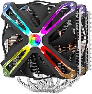 Zalman CNPS 20x CPU Cooler with 4D Patented Corrugated Fin Design, RGB SYNC for Intel & AMD, 140mm