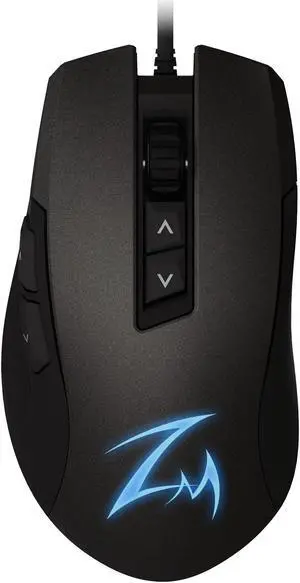 Zalman GM7 RGB Gaming Mouse, 12,000 DPI Wired Optical Gamer Mouse, 6 Stage DPI Control, Wired High Performance Mouse with 7 Multi-function Buttons, PMW 3360, Up to 1,000Hz