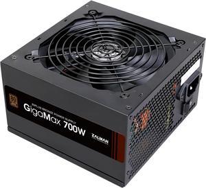 Zalman GigaMax 700W 80+ Bronze Certified PSU, Continuous Power with 120mm Ultra Quiet Silent Fan, 105° Capacitor, 5 Year Warranty