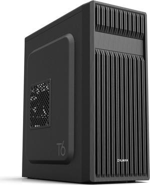 Zalman T6 ATX Mid-Tower Desktop Computer PC Case, Pre-Installed 120mm Fan, 5.25 ODD, USB 3.0, Patterned Mesh Design