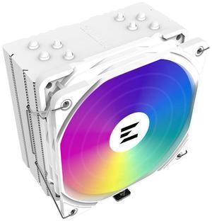 Zalman CNPS9X Performa Plus ARGB CPU Cooler, 180W TDP, AMD AM5/AM4, Intel LGA 1851/1700/1200/1151/2011/X99/X79, 4 DTH Heat Pipes, 120mm PWM Performance Fan, White