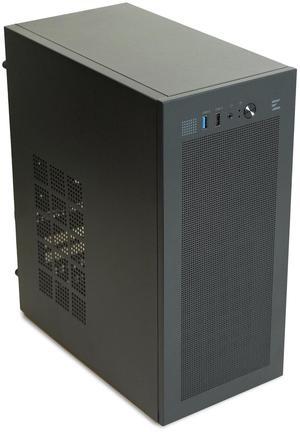 Zalman CUBIX Compact mATX ITX PC Case, Micro-ATX/Mini-ITX/DTX, SFF Small Form Factor SFX HTPC Computer Chassis, Fits Standard ATX Power Supply, USB 3.0, Black