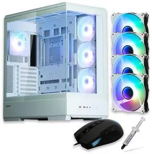 Zalman P50 ATX Mid-Tower Premium PC Case [Special BAPCS Promo] Get free 4 x IF120 Infinity Mirror ARGB Fans + GM7 12,000 DPI RGB Gaming Mouse + STC9 High Performance Thermal GREASE