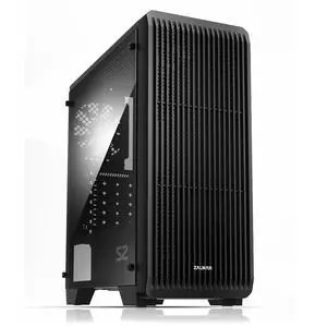Zalman S2 ATX Mid Tower Desktop PC Case, 3 x 120mm Fans included, Full Mesh Front Panel for Superior Airflow, Tinted Acrylic Side Panel, USB 3.0