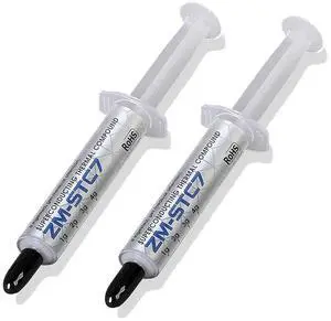 [2-Pack] Zalman STC7 (4 g) Performance Thermal Grease Compound Paste, Heatsink Paste for All Coolers, CPU & GPU, Superconducting Micro-Filler Density Technology (7.2 W/m-k, 220 Pa.s)