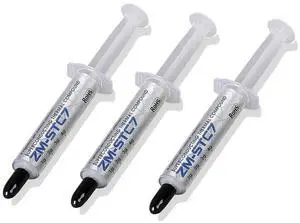 [3-Pack] Zalman STC7 (4 g) Performance Thermal Grease Compound Paste, Heatsink Paste for All Coolers, CPU & GPU, Superconducting Micro-Filler Density Technology (7.2 W/m-k, 220 Pa.s)