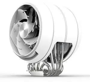 Zalman ZET5 High Performance CPU Air Cooler, Dual 120mm PWM Fans, 220W TDP, 5 Heat Pipes RDTH Technology, AMD AM5/AM4 & Intel LGA1851/1700/1200, White Zalman ZET5 High Performance CPU Air Cooler, Dual 120mm PWM Fans, 220W TDP, 5 Heat Pipes RDTH Technology, AMD AM5/AM4 & Intel LGA1851/1700/1200, White
