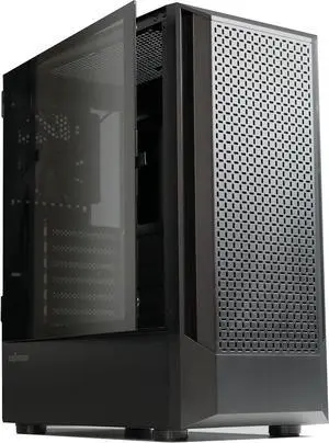 Zalman Certified Refurbished - FIT Basic ATX Mid-Tower Desktop Computer Gaming PC Case | 1 x 120mm PWM Fan, High Airflow Mesh Front Panel, 360mm AIO Radiator Support Zalman Certified Refurbished - FIT Basic ATX Mid-Tower Desktop Computer Gaming PC Case | 1 x 120mm PWM Fan, High Airflow Mesh Front Panel, 360mm AIO Radiator Support