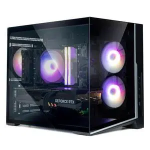 Zalman D30 mATX Micro-ATX Gaming PC Mini-Tower Computer Case, 3x 120mm ARGB Fans Pre-Installed, Panoramic View Tempered Glass Panels, 360mm AIO Radiator & 410mm GPU Support, Black Zalman D30 mATX Micro-ATX Gaming PC Mini-Tower Computer Case, 3x 120mm ARGB Fans Pre-Installed, Panoramic View Tempered Glass Panels, 360mm AIO Radiator & 410mm GPU Support, Black