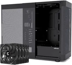 Zalman i4 High Airflow Full Mesh ATX Mid-Tower Desktop PC Case | Includes 6x Non-LED 120mm Quiet Fans, Full Mesh Panels with Vertical GPU Mount & Anti-Sag Holder, 360mm AIO Radiator Support Zalman i4 High Airflow Full Mesh ATX Mid-Tower Desktop PC Case | Includes 6x Non-LED 120mm Quiet Fans, Full Mesh Panels with Vertical GPU Mount & Anti-Sag Holder, 360mm AIO Radiator Support