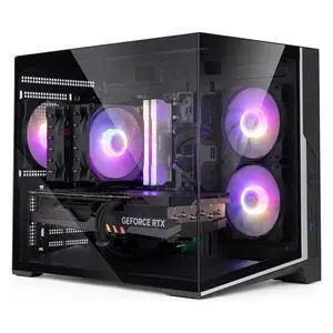 Zalman D30 mATX Micro-ATX Gaming PC Mini-Tower Computer Case, 3x 120mm ARGB Fans Pre-Installed, Panoramic View Tempered Glass Panels, 360mm AIO Radiator & 410mm GPU Support, Black Zalman D30 mATX Micro-ATX Gaming PC Mini-Tower Computer Case, 3x 120mm ARGB Fans Pre-Installed, Panoramic View Tempered Glass Panels, 360mm AIO Radiator & 410mm GPU Support, Black