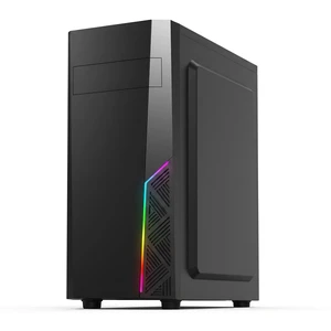 Zalman T8 ATX Mid-Tower Desktop Computer Gaming PC Case, RGB Lighting Strip, Support 5.25 ODD Drive, 1 x Preinstalled 120mm Fan, USB 3.0, Black Zalman T8 ATX Mid-Tower Desktop Computer Gaming PC Case, RGB Lighting Strip, Support 5.25 ODD Drive, 1 x Preinstalled 120mm Fan, USB 3.0, Black