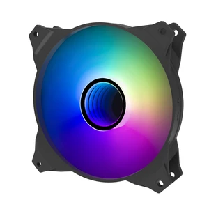 Zalman IF120 Infinity Mirror 120mm ARGB Case Cooler Fan, 3-Pin DC Silent Computer Fan with Hydraulic Bearing, Up to 1200RPM Addressable RGB Cooling Fan, Black Zalman IF120 Infinity Mirror 120mm ARGB Case Cooler Fan, 3-Pin DC Silent Computer Fan with Hydraulic Bearing, Up to 1200RPM Addressable RGB Cooling Fan, Black