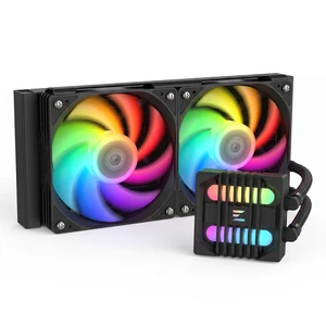 Zalman Alpha 2 SE 240 AIO Liquid CPU Cooler, High Performance 320W Max TDP, AMD AM5/AM4, Intel LGA1851/1700/1200, 2x PWM ARGB Fans, Black Zalman Alpha 2 SE 240 AIO Liquid CPU Cooler, High Performance 320W Max TDP, AMD AM5/AM4, Intel LGA1851/1700/1200, 2x PWM ARGB Fans, Black