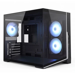 Zalman D30 mATX Micro-ATX Gaming PC Mini-Tower Computer Case, 3x 120mm ARGB Fans Pre-Installed, Panoramic View Tempered Glass Panels, 360mm AIO Radiator & 410mm GPU Support, Black Zalman D30 mATX Micro-ATX Gaming PC Mini-Tower Computer Case, 3x 120mm ARGB Fans Pre-Installed, Panoramic View Tempered Glass Panels, 360mm AIO Radiator & 410mm GPU Support, Black