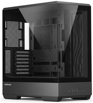 Zalman P50 ATX Mid-Tower Premium Desktop Gaming PC Case, Hinged Cable Management Doors, Rotatable PCI Slots for Vertical GPU Mounting, Supports BTF Back-Connect Motherboard, Fits up to 10 Fans, Black Zalman P50 ATX Mid-Tower Premium Desktop Gaming PC Case, Hinged Cable Management Doors, Rotatable PCI Slots for Vertical GPU Mounting, Supports BTF Back-Connect Motherboard, Fits up to 10 Fans, Black