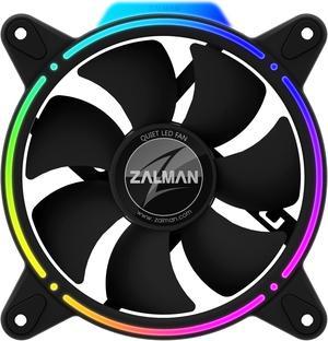 ZALMAN ZM-RFD120 Addressable RGB LED Case Fan Front / Rear Double Spectrum effect Long Life Hydraulic Bearing