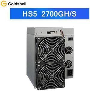 Gold-shell HS5 2700GH/s 5400GH/s HNS SC Miner Gold-shell 2650W 1500W Asic Mining Machine Miner