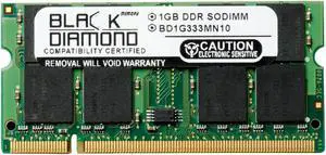 1GB DDR 333 (PC-2700) SODIMM Memory 200-pin (2Rx8)