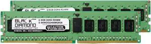 16GB Kit (2x8GB) DDR4 2400  ECC Registered Memory 288-pin (1Rx4)