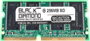 256MB Black Diamond Memory Module for NEC Laptop ProMate ECO SDRAM SODIMM 144pin PC133 133MHz Upgrade