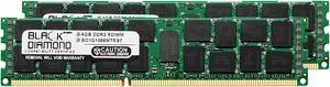 8GB 2X4GB Memory RAM for IBM BladeCenter Series HS22 Type 7870 (VLP Memory), HS22 Type 7870-xxx (VLP Memory) 240pin PC3-10600 1333MHz DDR3 RDIMM Black Diamond Memory Module Upgrade