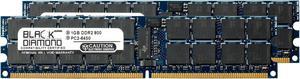 2GB 2X1GB Memory RAM for NEC Express5800 110El DDR2 ECC Registered RDIMM 240pin PC2-6400 800MHz Black Diamond Memory Module Upgrade