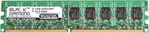 1GB RAM Memory for Intel L Series LA955XBKLKR 240pin PC2-5300 DDR2 ECC UDIMM 667MHz Black Diamond Memory Module Upgrade