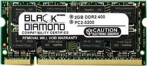 2GB Black Diamond Memory Module for Acer Revo 3600 Series DDR2 SO-DIMM 200pin PC2-3200 400MHz Upgrade