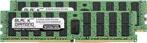 64GB Kit (2x32GB) (2Rx4) DDR4 2133 ECC Registered Memory 288-pin
