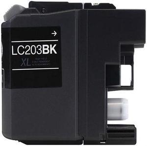 AIM Compatible Replacement - Brother Compatible LC-203BK Black High Yield Inkjet (550 Page Yield) - Generic