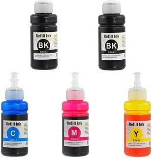 AIM Compatible Replacement - Epson Compatible NO. 664 Dye Ecotank Ink Bottle Combo Pack (2-BK/1-C/M/Y) (C13T6642B1CMY) - Generic