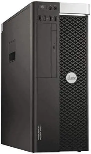 PCSP Tower Workstation, Intel Xeon E5-1650 v3 up to 3.8GHz 6-Cores, 32GB DDR4 RAM, 1TB SSD, USB 3.0, NVIDIA Quadro M4000 8GB, 4X Display Ports (Supports 4K), Windows 10 Pro, T5810 Precision (Renewed)