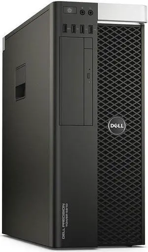Dell Precision Editing Workstation T5810 Intel Xeon E5-1650 V3 3.50 GHz 6 Cores 64GB DDR4 Memory RTX 4000 8GB 512GB SSD 2TB HDD Windows 10 Pro