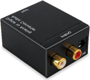 Digital Optical Coaxial Toslink Signal to Analog Audio Converter Adapter RCA Digital To Analog Audio Converter Adapter usb