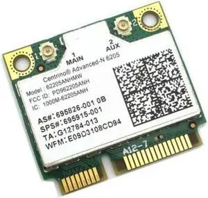 Genuine HP EliteBook 8470p Intel Wi-Fi Card 62205ANHMW 695915-001