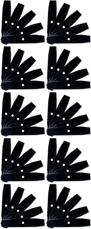 50 USA Edger Blades Sharpened Heat Treated fits Little Wonder: 129 McLane: 2059 Mowmore: EBU10 PLP: 112-124 Prime Line: 7-04441 Sunbelt: B1SB1148 Tanaka: 43533110200
